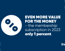 The membership subscription for 2023 for the Industrial Union will be one percent