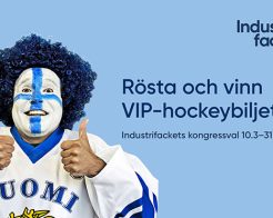 Rösta i kongressvalet 10–31.3.2023 – vinn VIP-biljetter till hockey-vm
