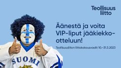 Äänestä liittokokousvaaleissa 10.–31.3.2023 – voita VIP-liput jääkiekon MM-otteluun!