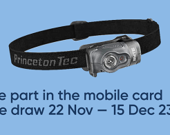 Download your mobile membership card for a chance to win a headlamp!