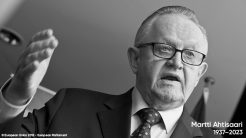 Till minnet av president Martti Ahtisaari
