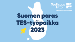 Teollisuusliitto etsii jälleen Suomen parasta TES-työpaikkaa