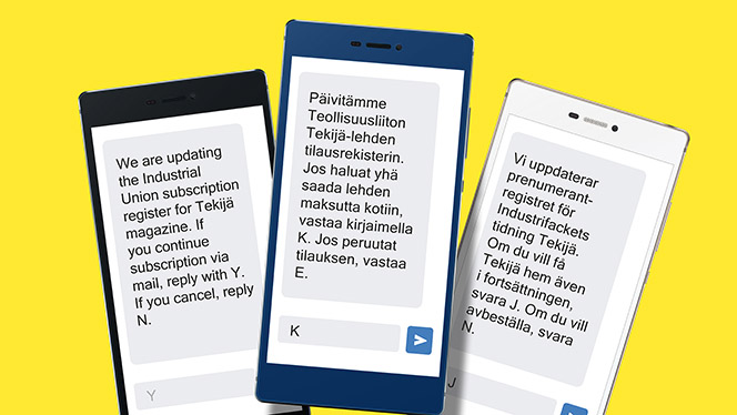 Make sure you continue receiving the Tekijä magazine