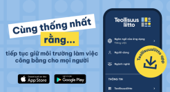 Ứng dụng di động đoạt giải thưởng của Teollisuusliitto (Công đoàn Công nghiệp) mở rộng với các lĩnh vực thỏa ước mới và một tên gọi mới