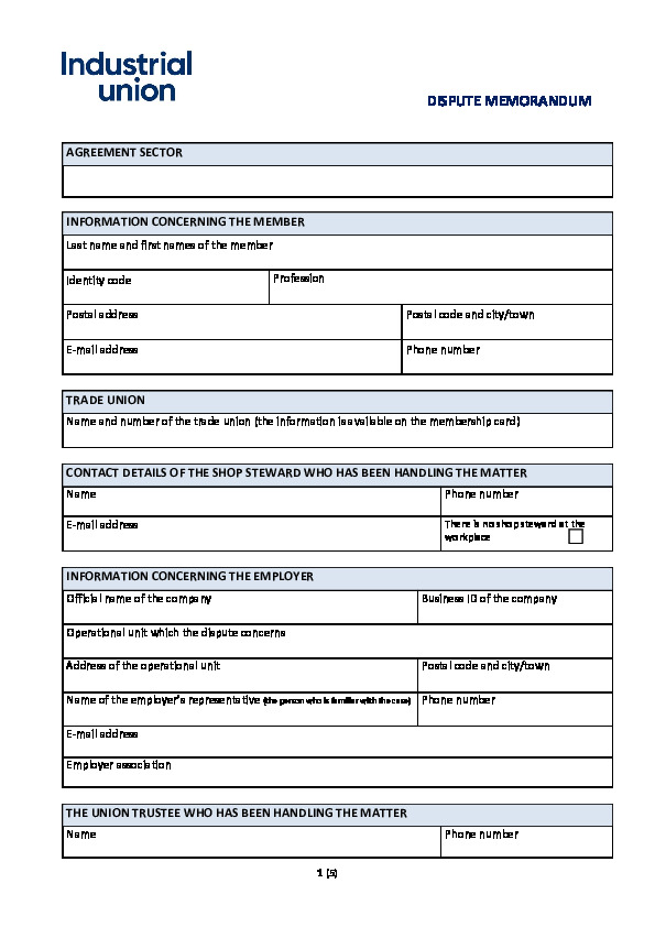 190830_Dispute memorandum
