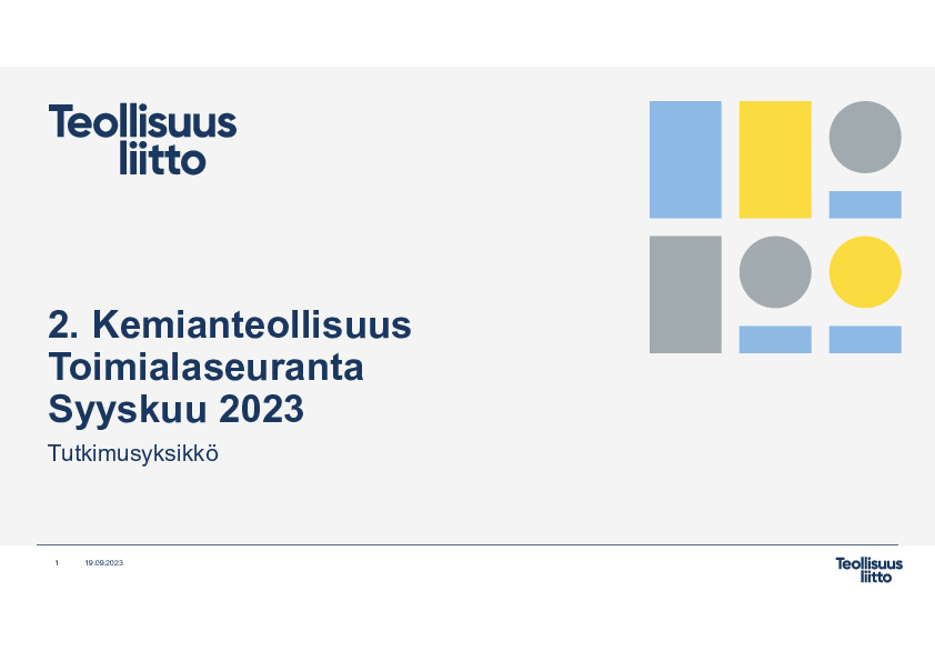 2. Kemianteollisuus 09 2023