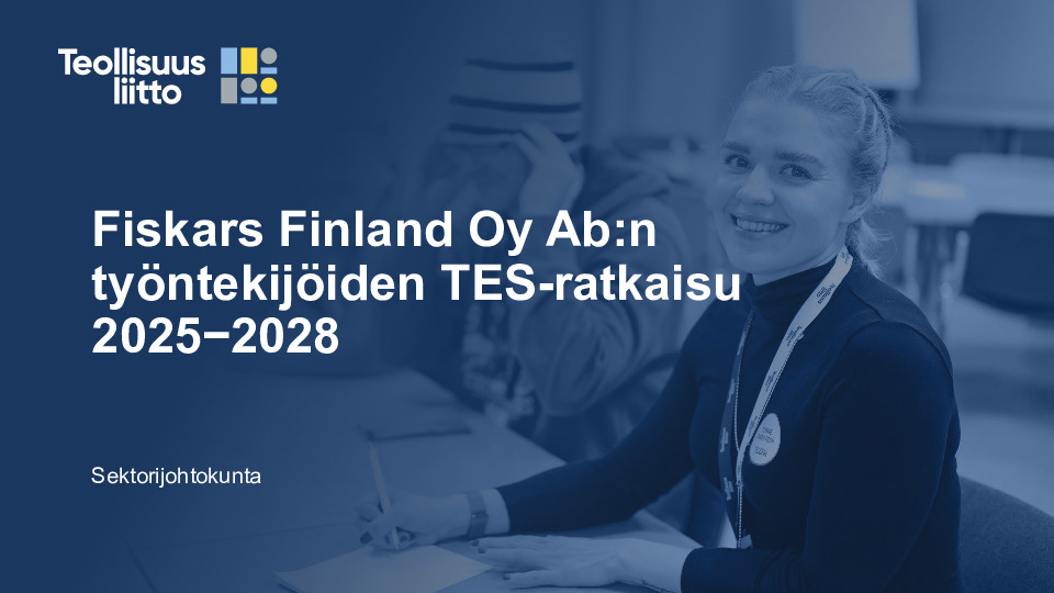 Fiskars Finland Oy Ab:n neuvottelutulos 2025–2028