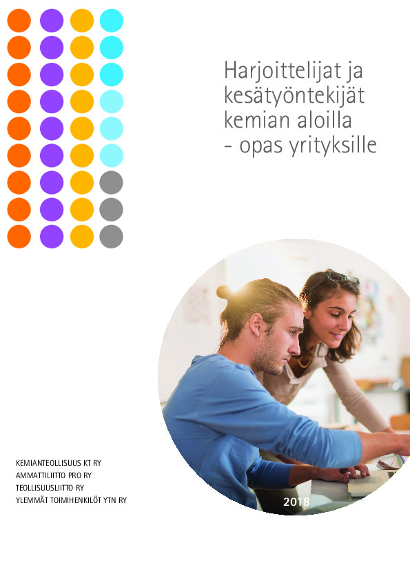 Harjoittelijat ja kesätyöntekijät kemian aloille – opas yrityksille