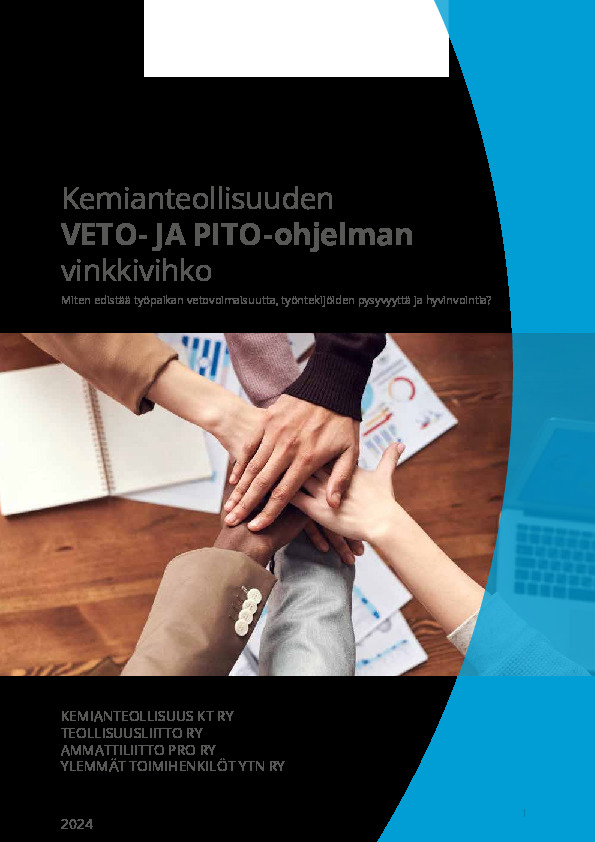Kemianteollisuuden VETO- JA PITO-ohjelman vinkkivihko
