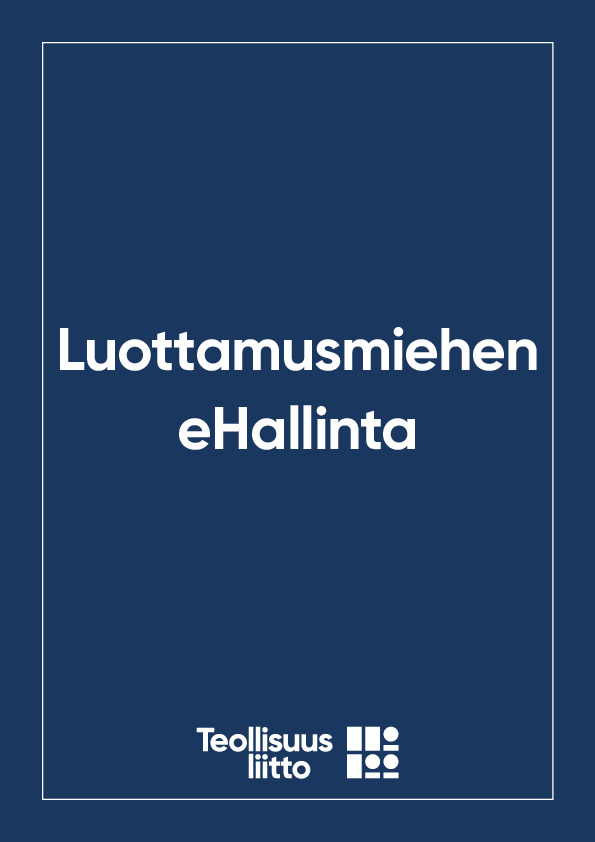 Luottamusmiehen eHallinta -opas