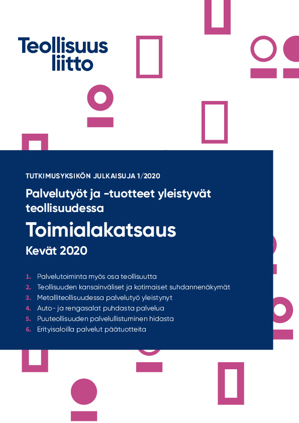 Teollisuusliiton toimialakatsaus 2020