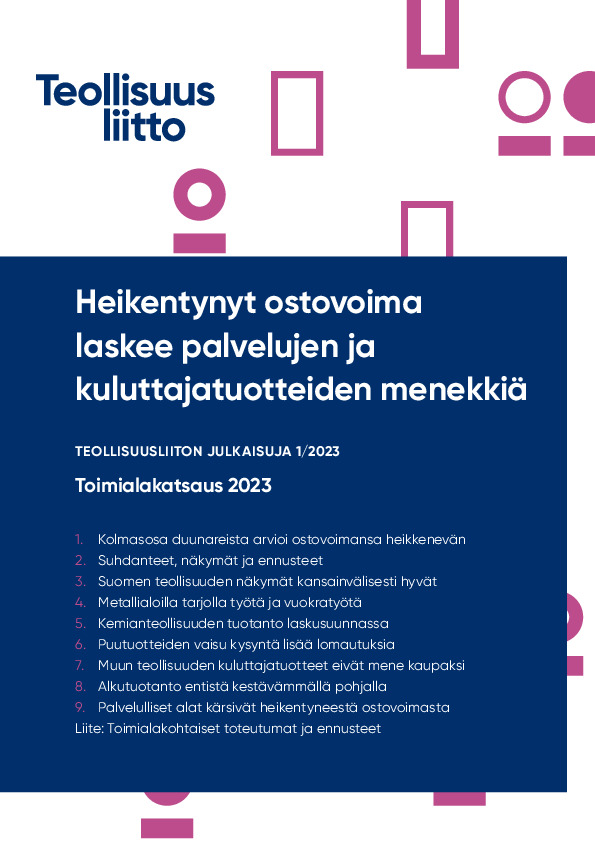 Teollisuusliiton toimialakatsaus 2023