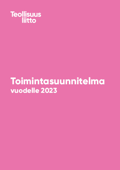 Teollisuusliiton toimintasuunnitelma 2023