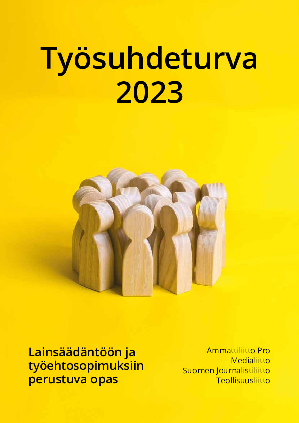 Viestintäalan työsuhdeturva 2023 -opas