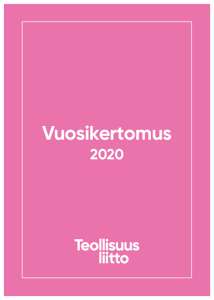 Teollisuusliiton vuosikertomus 2020